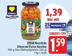 Edeka Edeka herzstücke erbsen mit pariser karotten Angebot