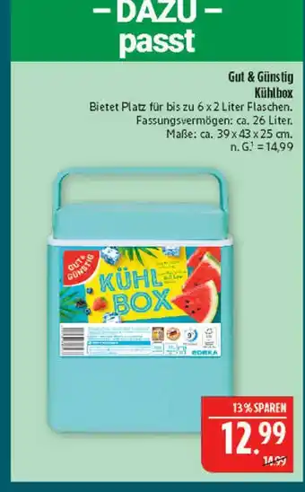 Marktkauf Gut & günstig kühlbox Angebot