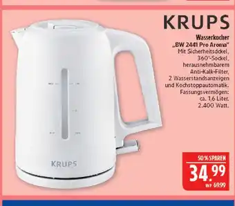 Marktkauf Krups wasserkocher bw 2441 pro aroma Angebot