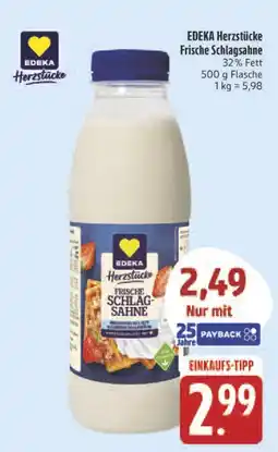 Edeka Edeka herzstücke frische schlagsahne Angebot