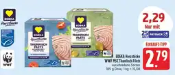 Edeka Edeka herzstücke thunfisch filets in eigenem saft und aufguss Angebot