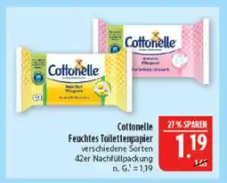 Marktkauf Cottonelle feuchtes toilettenpapier Angebot