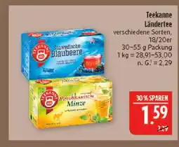 Marktkauf Teekanne schwedische blaubeere Angebot
