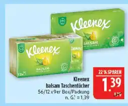 Marktkauf Kleenex balsam taschentücher Angebot