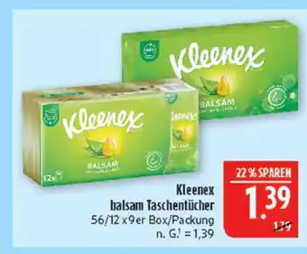 Marktkauf Kleenex balsam taschentücher Angebot
