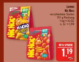 Marktkauf Lorenz nic nacs nacho cheese style Angebot