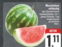 Edeka Wassermelone rotfleischig Angebot