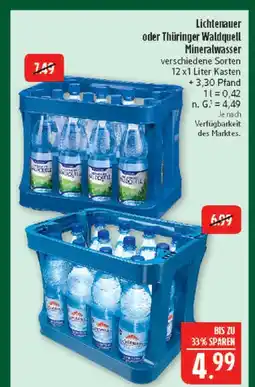 Marktkauf Lichtenauer mineralwasser Angebot