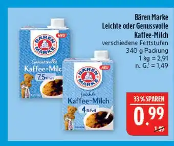 Marktkauf Bären marke leichte kaffee-milch Angebot