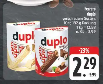 Edeka Ferrero duplo schokolade Angebot