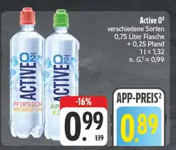Edeka Active o² pfirsich weißer tee Angebot