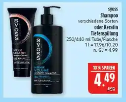 Marktkauf Syoss shampoo verschiedene sorten Angebot