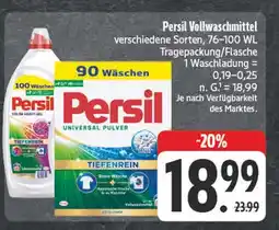 Edeka Persil vollwaschmittel Angebot