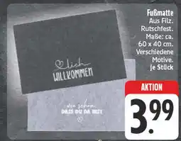 Edeka Fußmatte Angebot