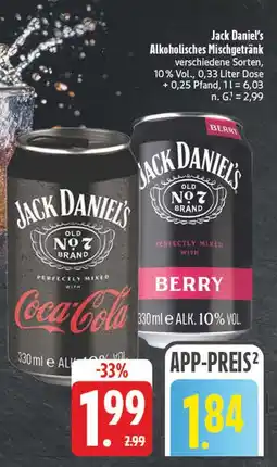 Edeka Jack daniel's coca-cola Angebot