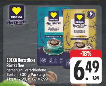 Edeka Edeka herzstücke röstkaffee balance Angebot