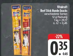 Edeka Vitakraft beef stick hunde-snacks Angebot
