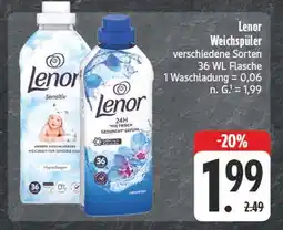 Edeka Lenor sensitiv weichspüler Angebot