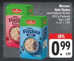 Edeka Wurzener hafer flocken kernig Angebot