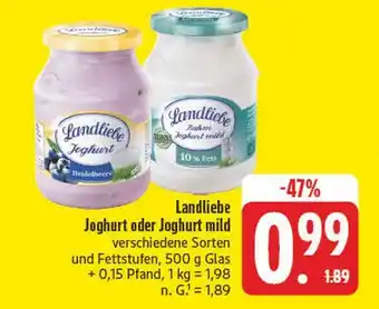 Edeka Landliebe joghurt Angebot