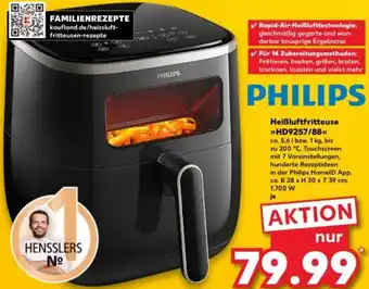 Kaufland PHILIPS Heißluftfritteuse HD9257/88 Angebot