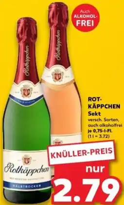 Kaufland ROT- KÄPPCHEN Sekt Angebot
