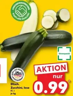 Kaufland Dtsch. Zucchini, lose Angebot