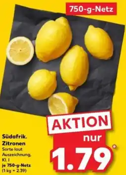 Kaufland Südafrik. Zitronen Angebot