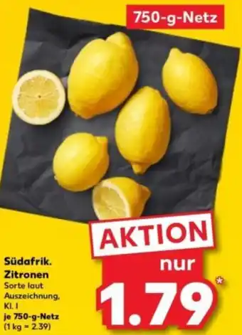 Kaufland Südafrik. Zitronen Angebot