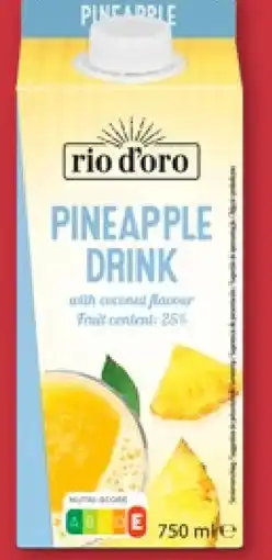 Aldi Nord rio d'oro Pine-Apple-Drink Angebot