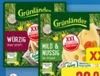 Aldi Nord Grünländer Käsescheiben XXL Angebot
