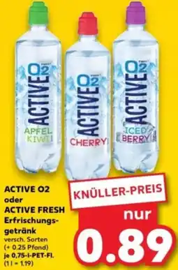 Kaufland ACTIVE 02 oder ACTIVE FRESH Erfrischungsgetränk Angebot