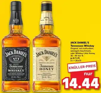 Kaufland JACK DANIEL'S Tennessee-Whiskey Angebot