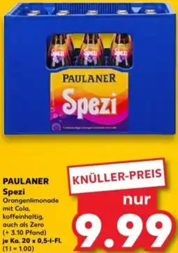 Kaufland PAULANER Spezi Angebot