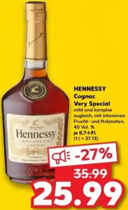 Kaufland HENNESSY Cognac Very Special Angebot