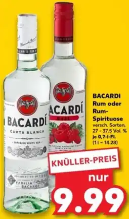 Kaufland BACARDI Rum oder Rum- Spirituose Angebot