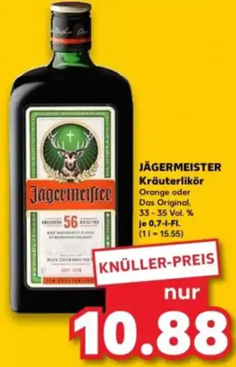 Kaufland JÄGERMEISTER Kräuterlikör Angebot