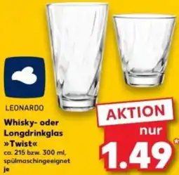 Kaufland Whisky- oder Longdrinkglas Twist Angebot