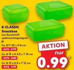 Kaufland K-CLASSIC Snackbox Angebot