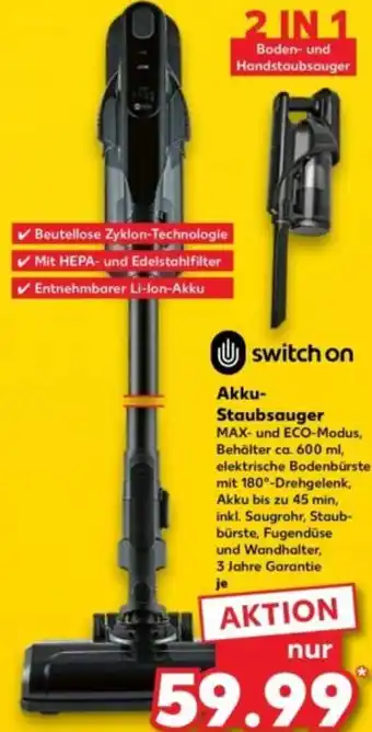 Kaufland Akku- Staubsauger Angebot
