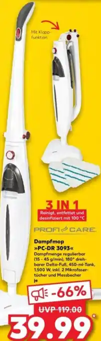 Kaufland Dampfmop PC-DR 3093 Angebot