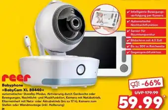 Kaufland reer Babyphone BabyCam XL 80440 Angebot