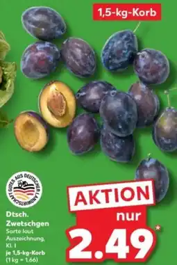 Kaufland Dtsch. Zwetschgen Angebot