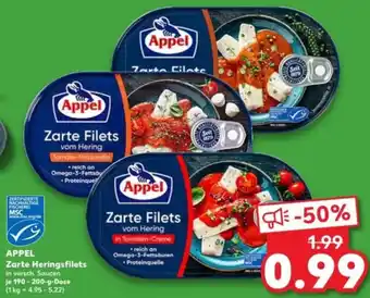 Kaufland APPEL Zarte Heringsfilets Angebot