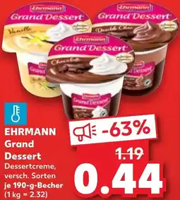 Kaufland EHRMANN Grand Dessert Angebot