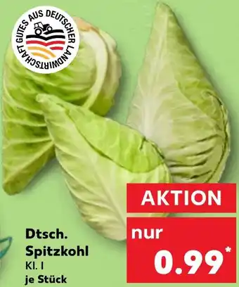 Kaufland Dtsch. Spitzkohl Angebot