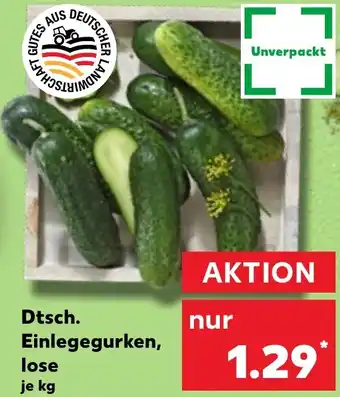 Kaufland Dtsch. Einlegegurken, lose Angebot