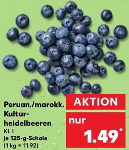 Kaufland Peruan./marokk. Kulturheidelbeeren Angebot