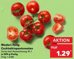 Kaufland Niederl./belg. Cocktailrispentomaten Angebot