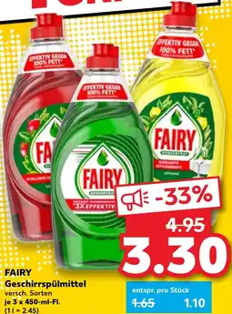 Kaufland FAIRY Geschirrspülmittel Angebot